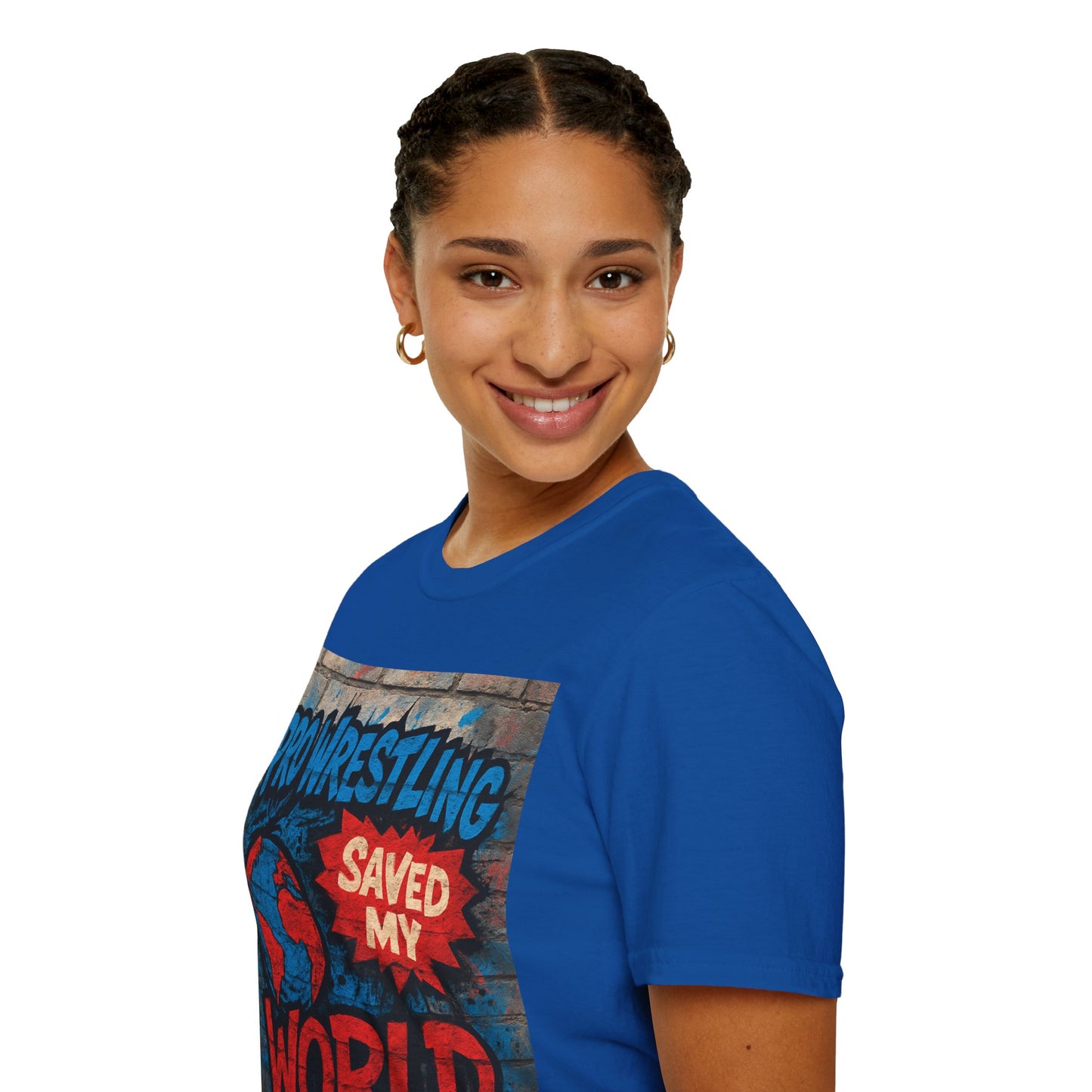 Pro Wrestling Saved My World – Unisex T-Shirt | Wrestling-Style