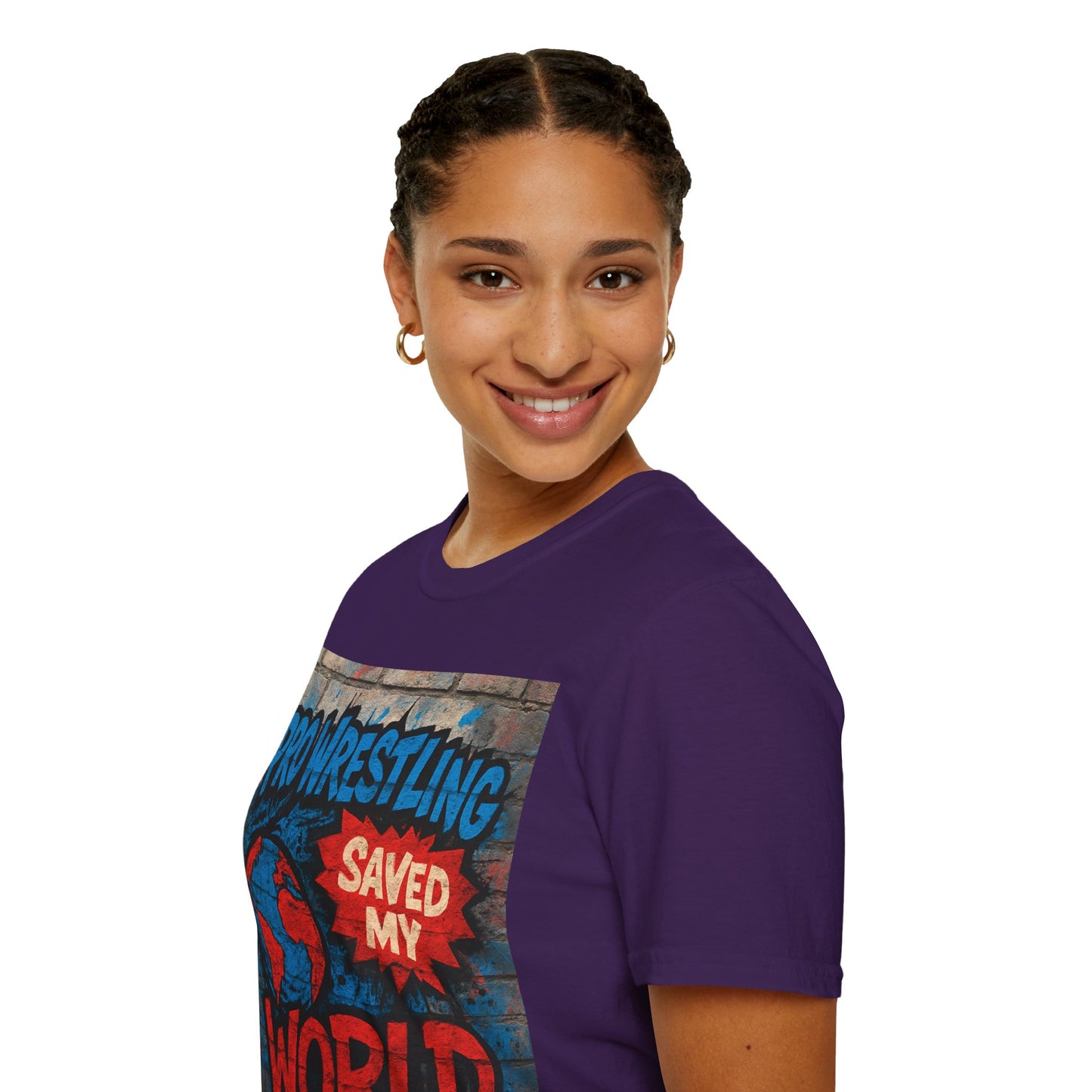 Pro Wrestling Saved My World – Unisex T-Shirt | Wrestling-Style