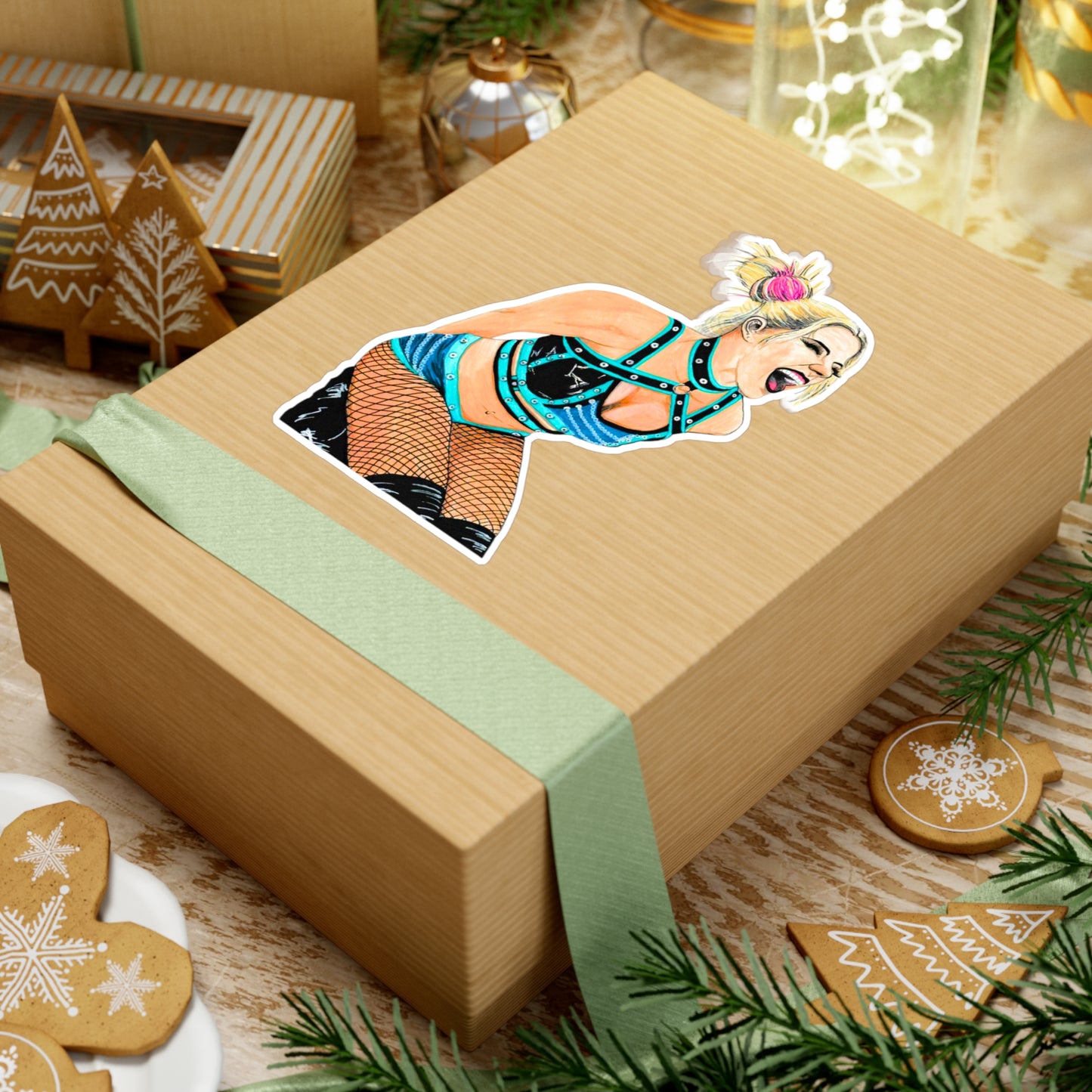 Original Wrestling Fanart Sticker | Hochwertiger Vinylaufkleber für Fans & Sammler