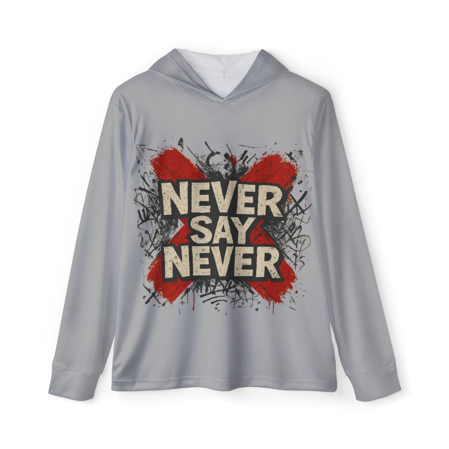 Never Say Never – Sport Hoodie für Herren | Motivation, Fitness & Athleisure Style