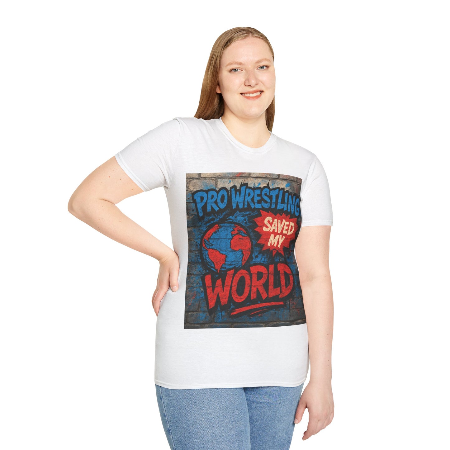 Pro Wrestling Saved My World – Unisex T-Shirt | Wrestling-Style