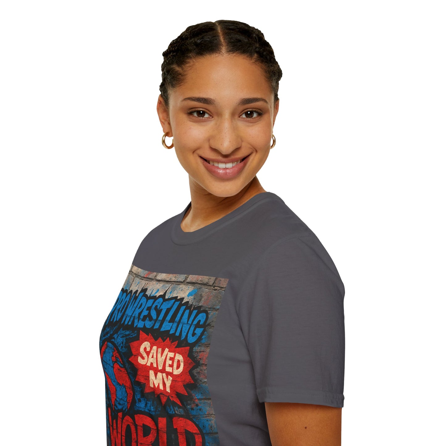 Pro Wrestling Saved My World – Unisex T-Shirt | Wrestling-Style