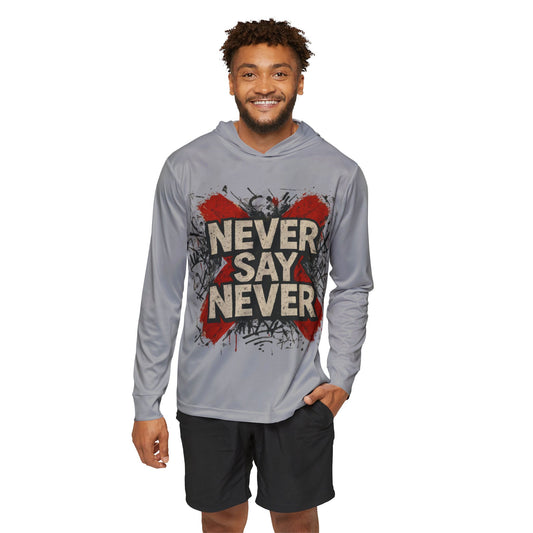 Never Say Never – Sport Hoodie für Herren | Motivation, Fitness & Athleisure Style