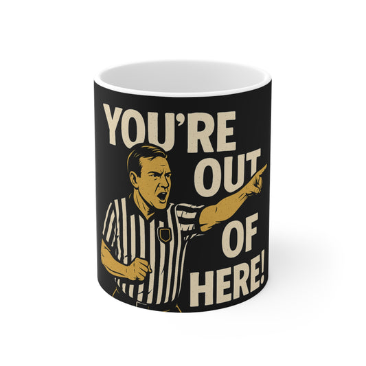Funny Referee Kaffe Tasse! Coffee Mug - Sports Gift for Coaches, Game Day Cup, Humorous Ceramic Mug, Referee Appreciation, Unique Coffee Cup