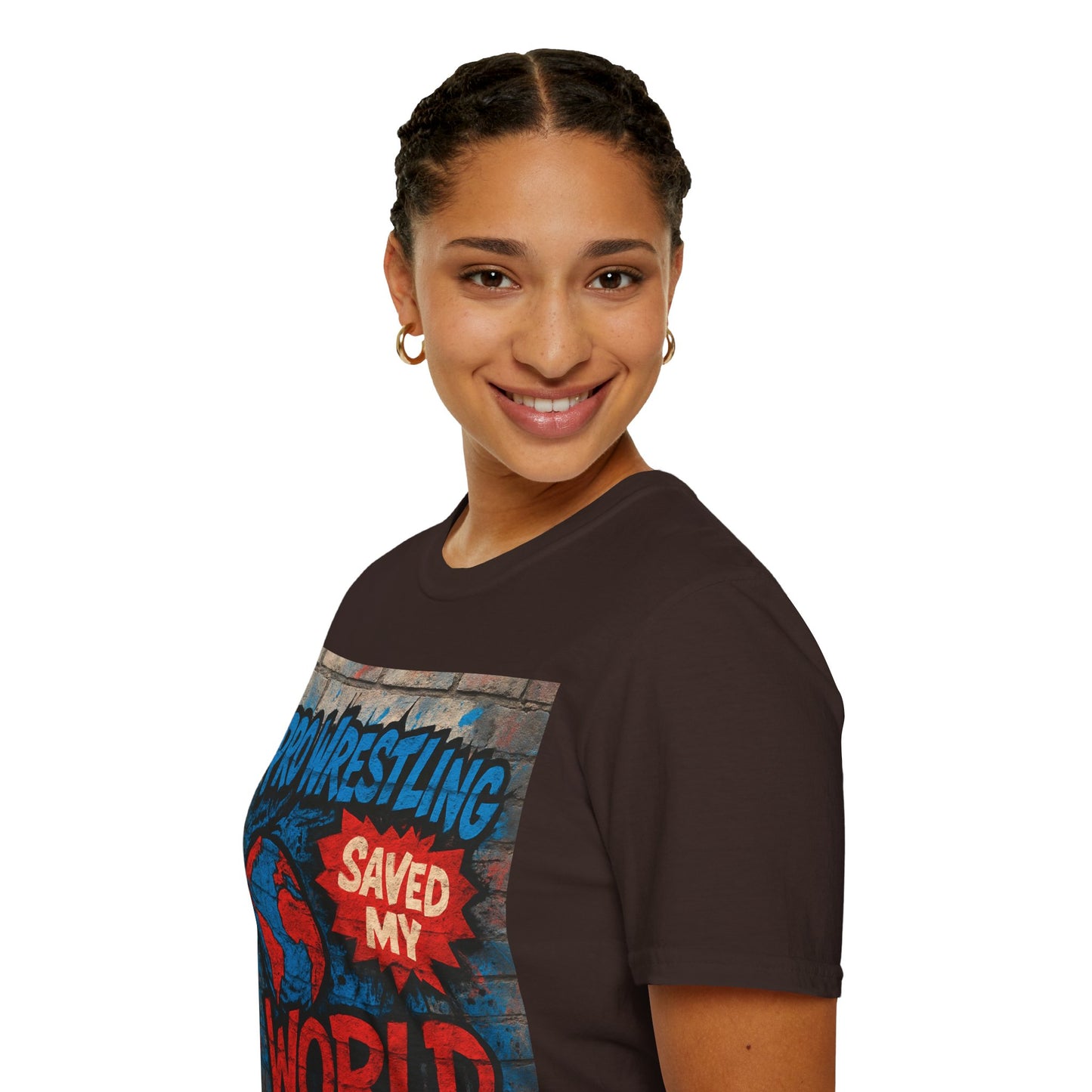 Pro Wrestling Saved My World – Unisex T-Shirt | Wrestling-Style