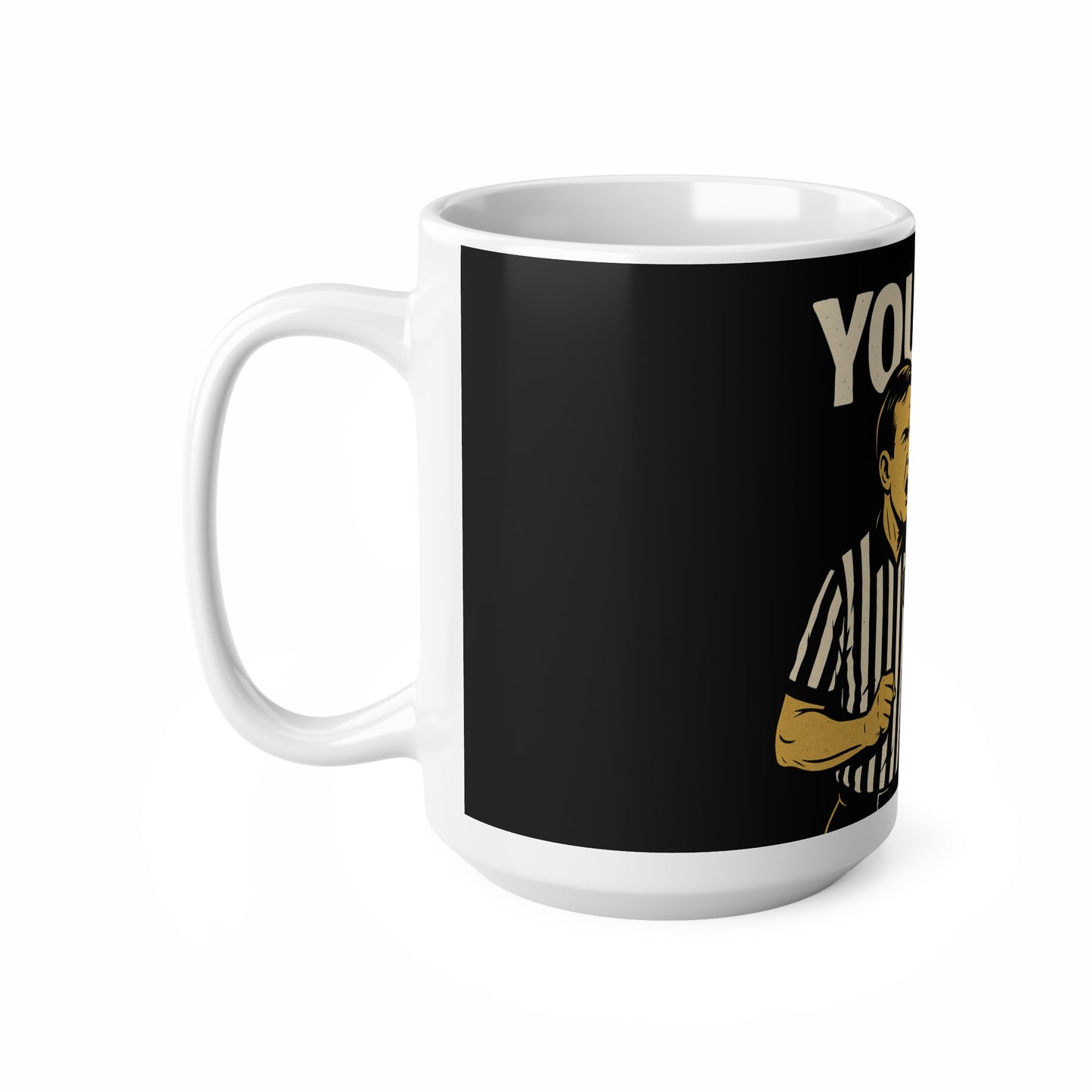 Lustige Referee Kaffe Tasse! Coffee Mug - Sports Gift for Coaches, Game Day Cup, Humorous Ceramic Mug, Referee Appreciation, Unique Coffee Cup