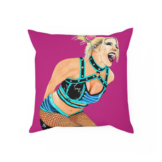 Alexa Bliss Wrestling Fanart Pillow