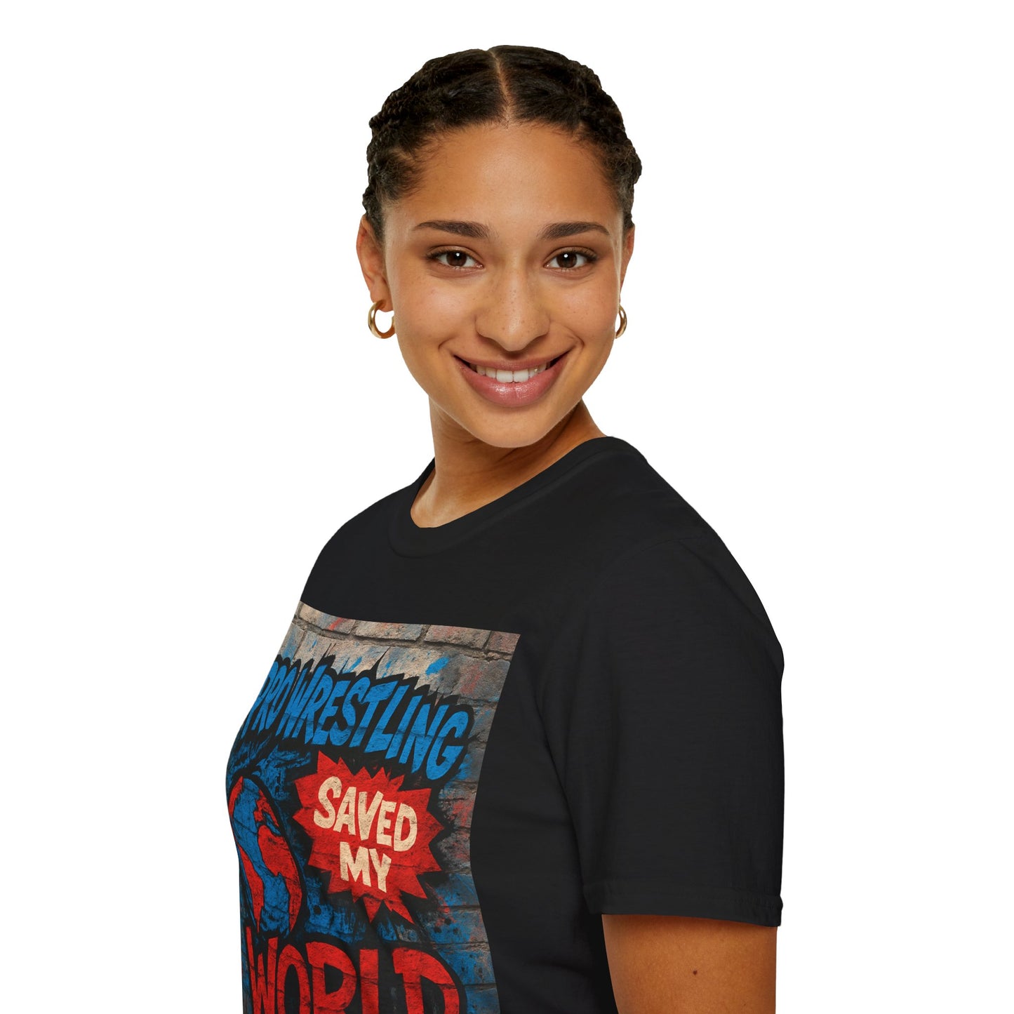 Pro Wrestling Saved My World – Unisex T-Shirt | Wrestling-Style