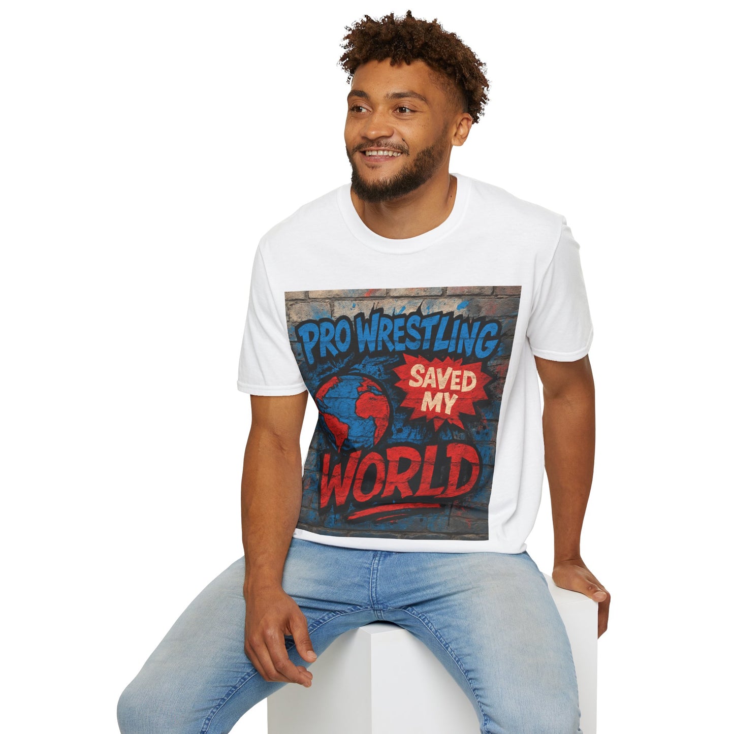 Pro Wrestling Saved My World – Unisex T-Shirt | Wrestling-Style