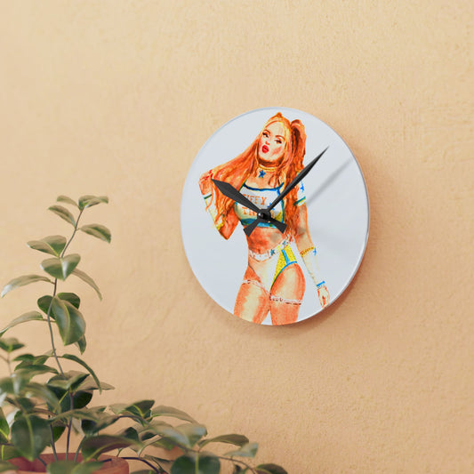 IT'S TIFFY TIME! Wall Clock - Trendy Art for Wrestling Fans