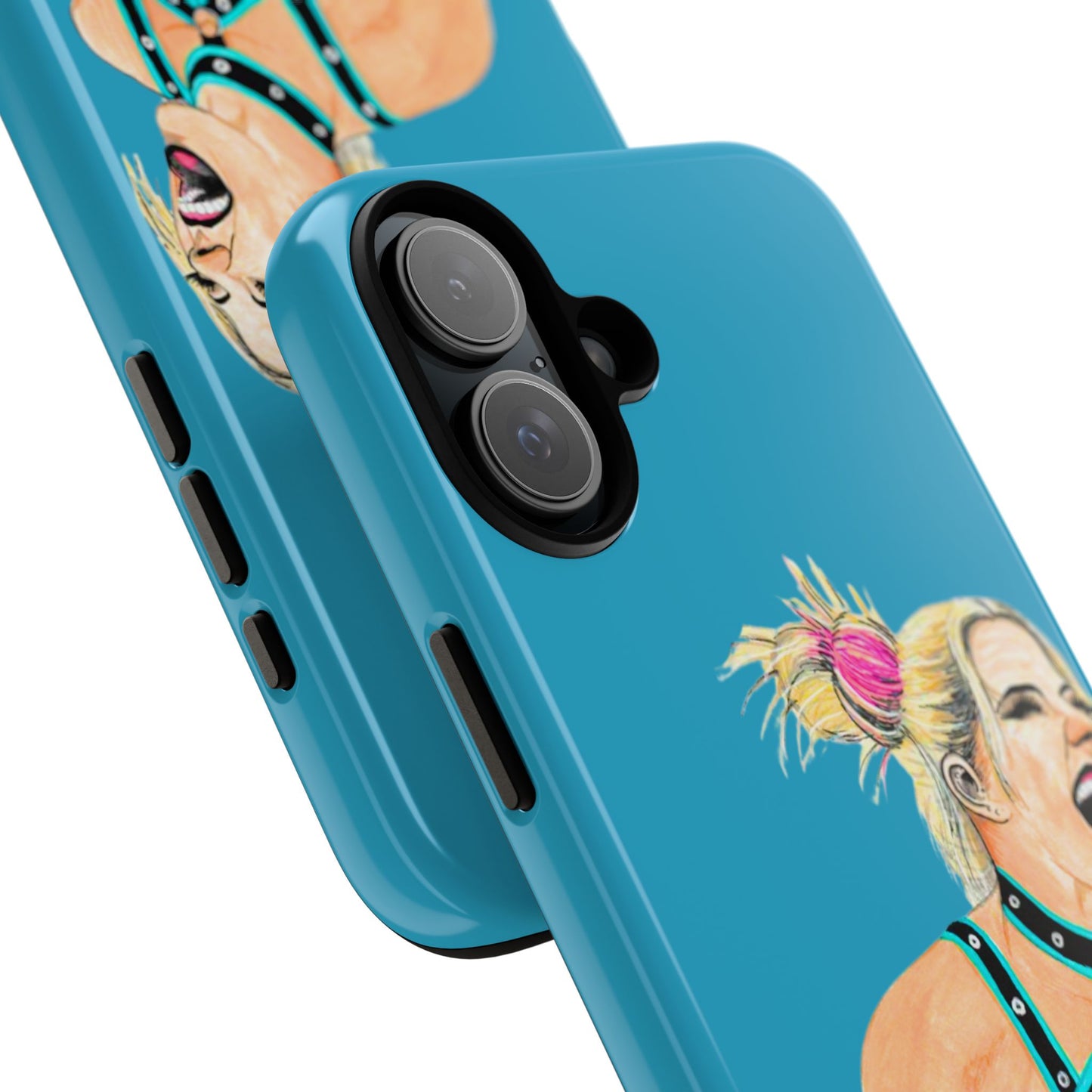Wrestling Fanart Handyhülle – Female Power Design | Künstlerischer Schutz für dein Smartphone
