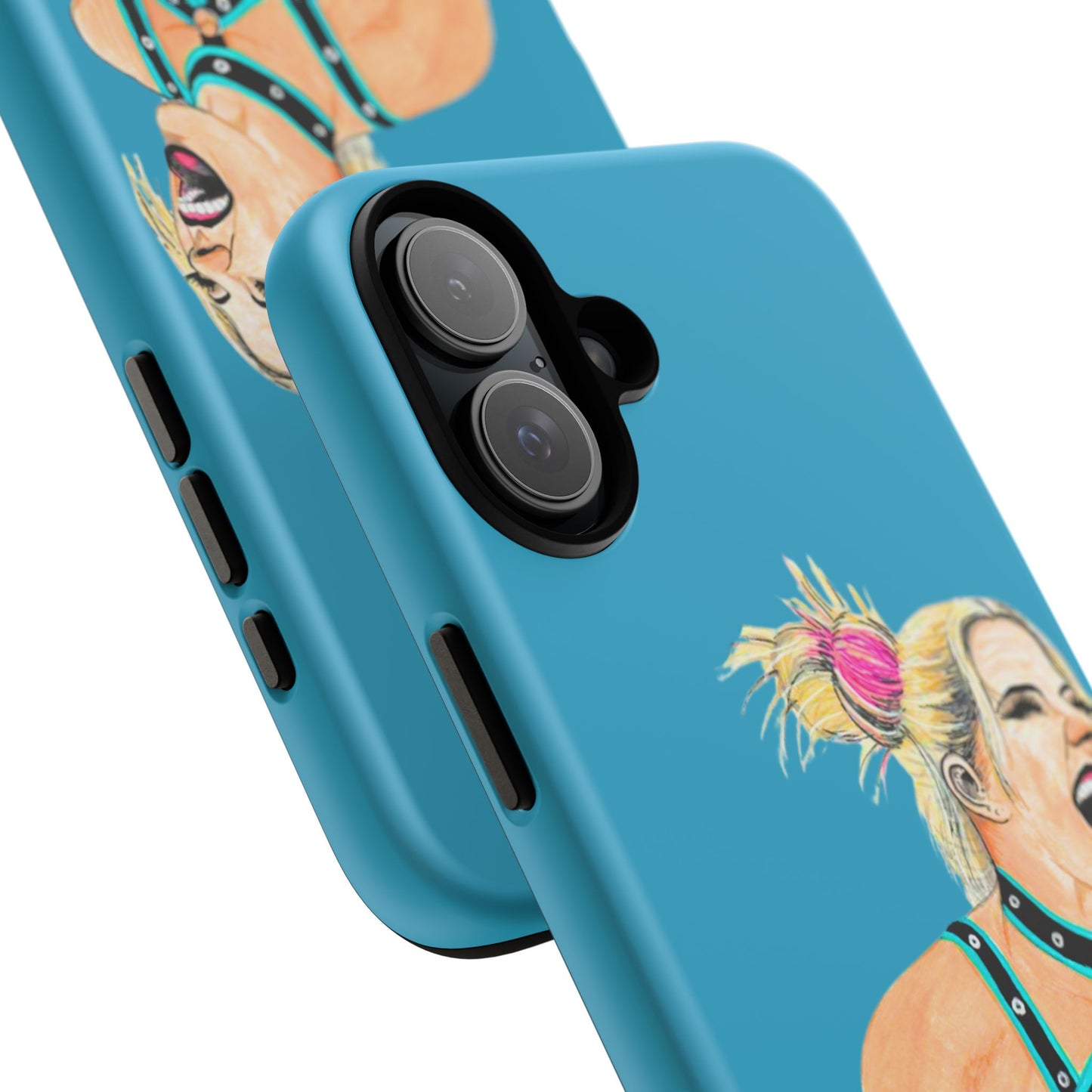 Wrestling Fanart Handyhülle – Female Power Design | Künstlerischer Schutz für dein Smartphone