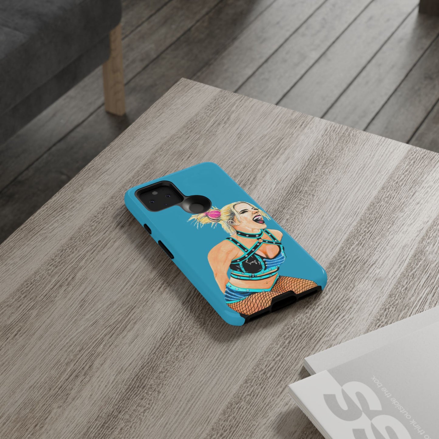 Wrestling Fanart Handyhülle – Female Power Design | Künstlerischer Schutz für dein Smartphone
