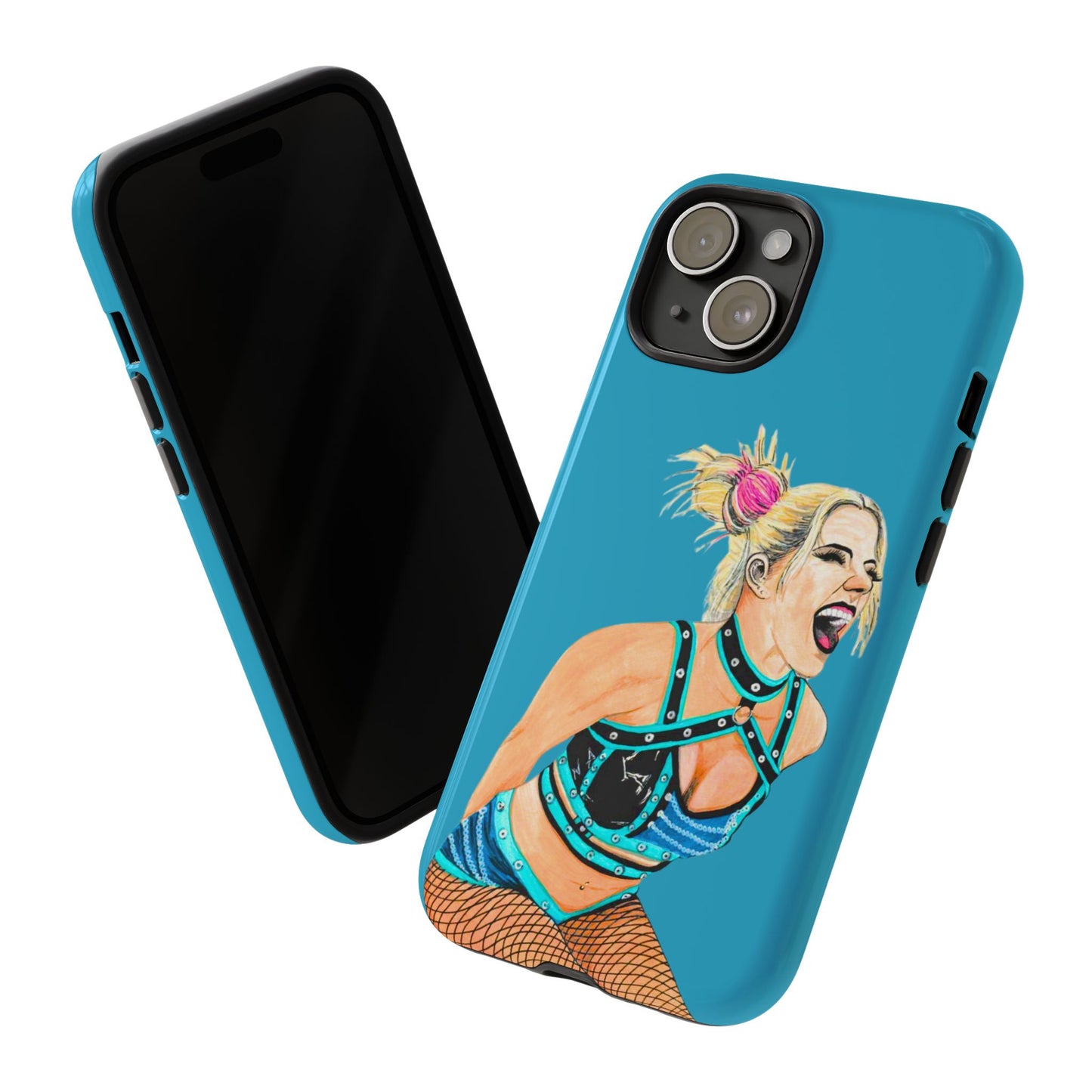 Wrestling Fanart Handyhülle – Female Power Design | Künstlerischer Schutz für dein Smartphone