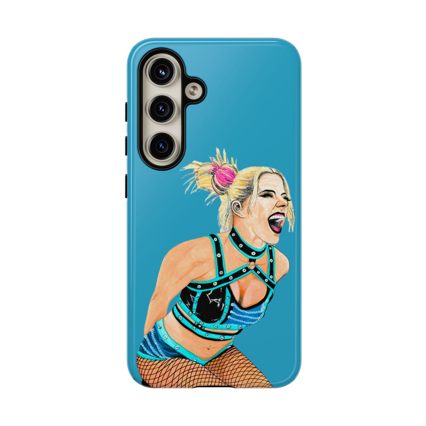 Wrestling Fanart Handyhülle – Female Power Design | Künstlerischer Schutz für dein Smartphone