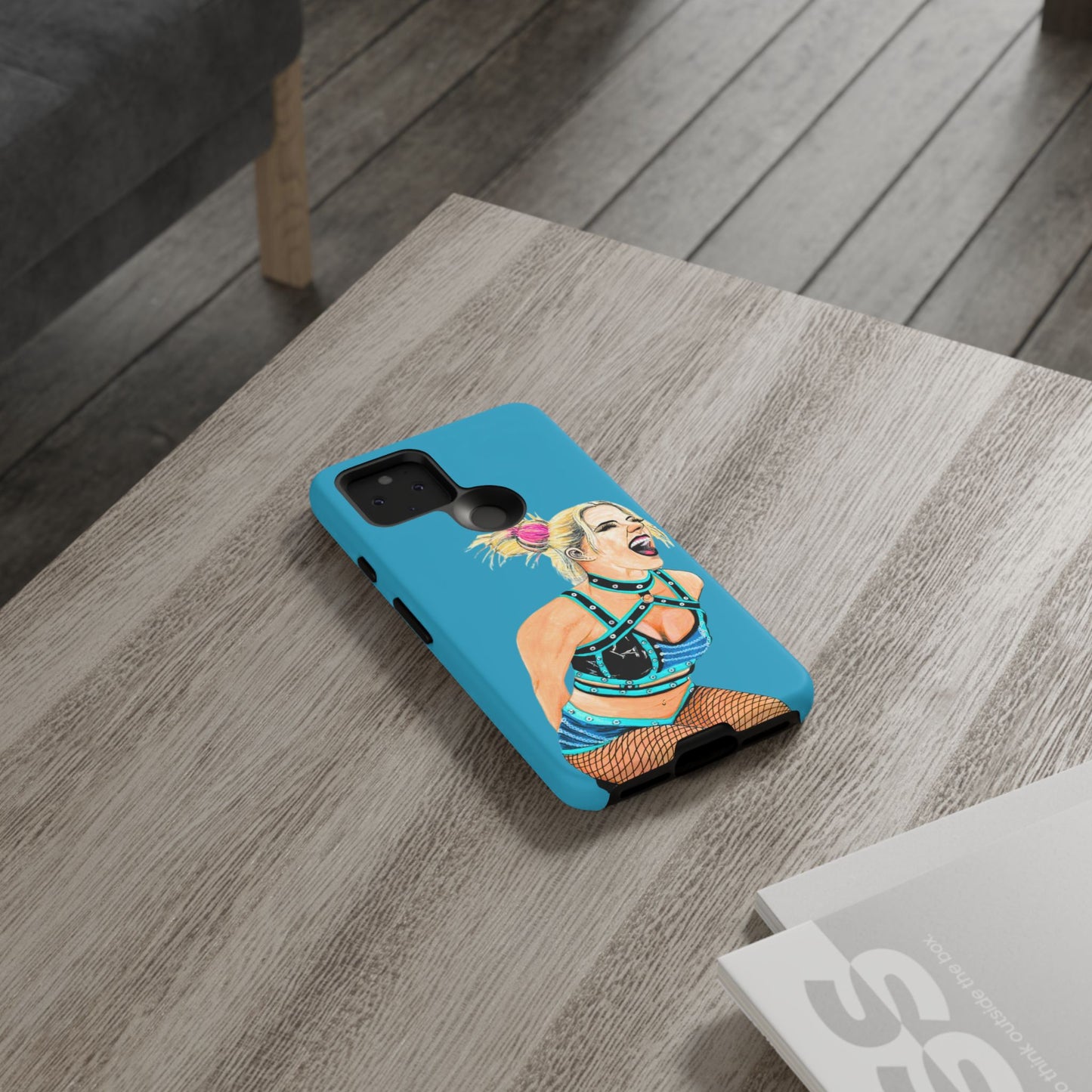 Wrestling Fanart Handyhülle – Female Power Design | Künstlerischer Schutz für dein Smartphone