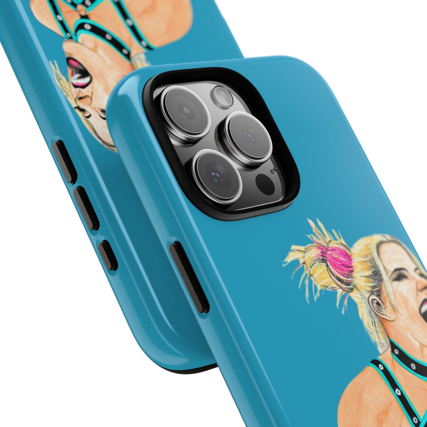 Wrestling Fanart Handyhülle – Female Power Design | Künstlerischer Schutz für dein Smartphone