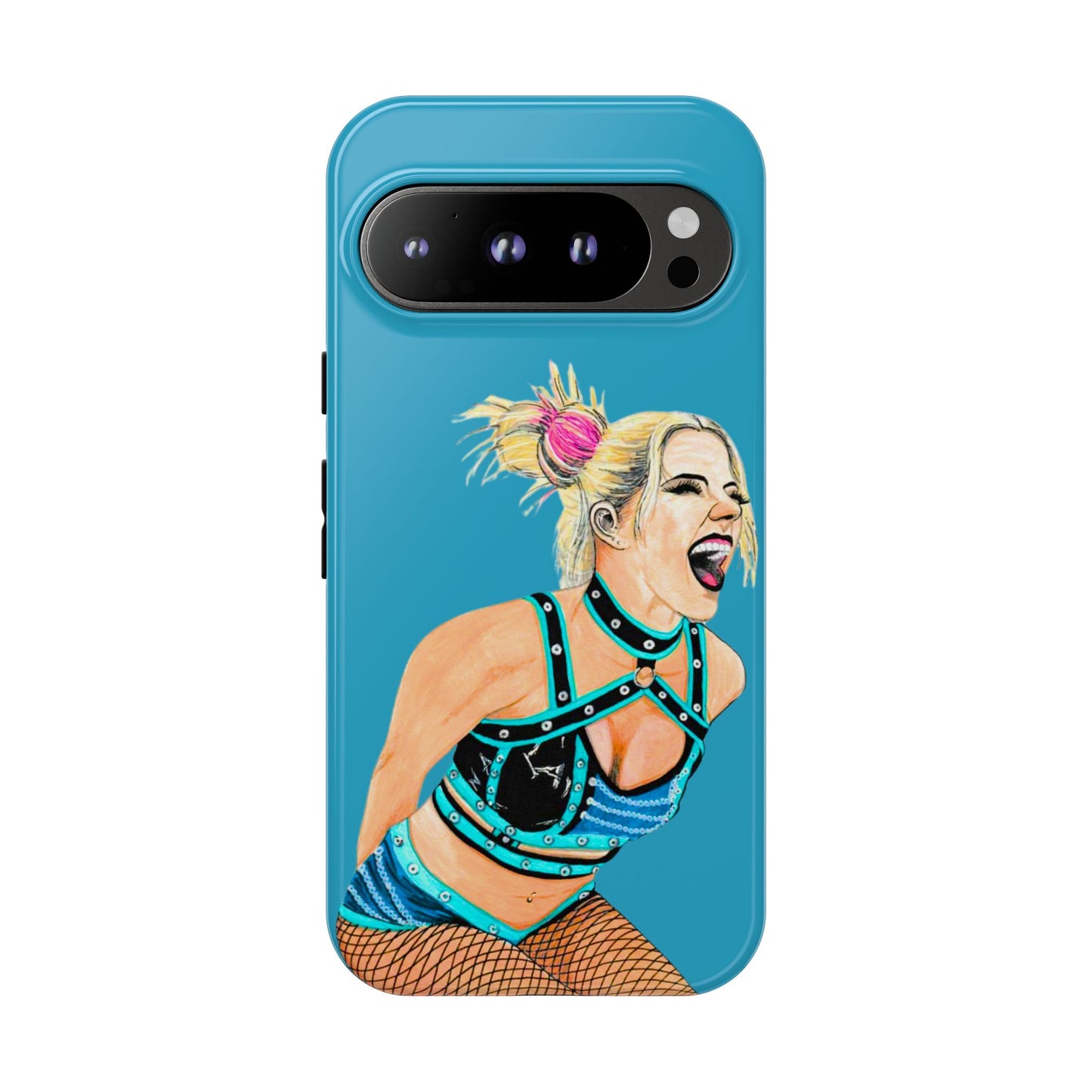 Wrestling Fanart Handyhülle – Female Power Design | Künstlerischer Schutz für dein Smartphone