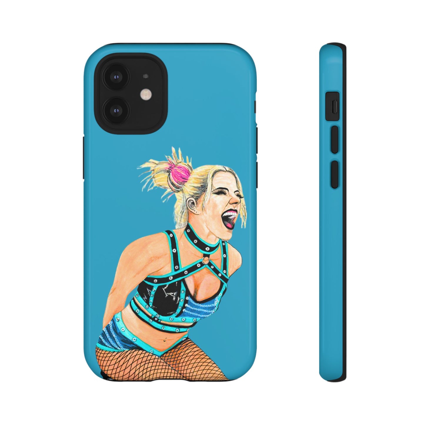 Wrestling Fanart Handyhülle – Female Power Design | Künstlerischer Schutz für dein Smartphone