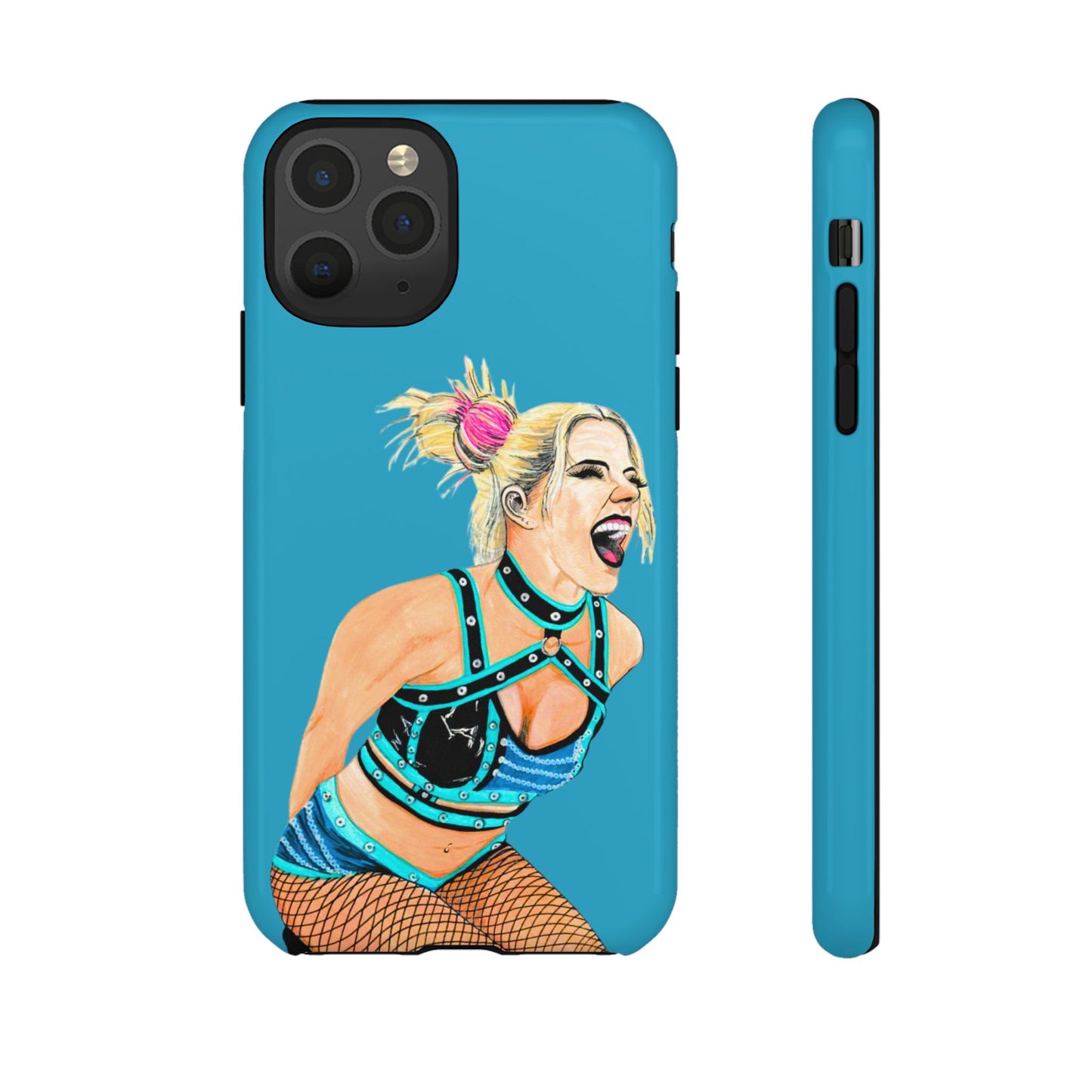 Wrestling Fanart Handyhülle – Female Power Design | Künstlerischer Schutz für dein Smartphone