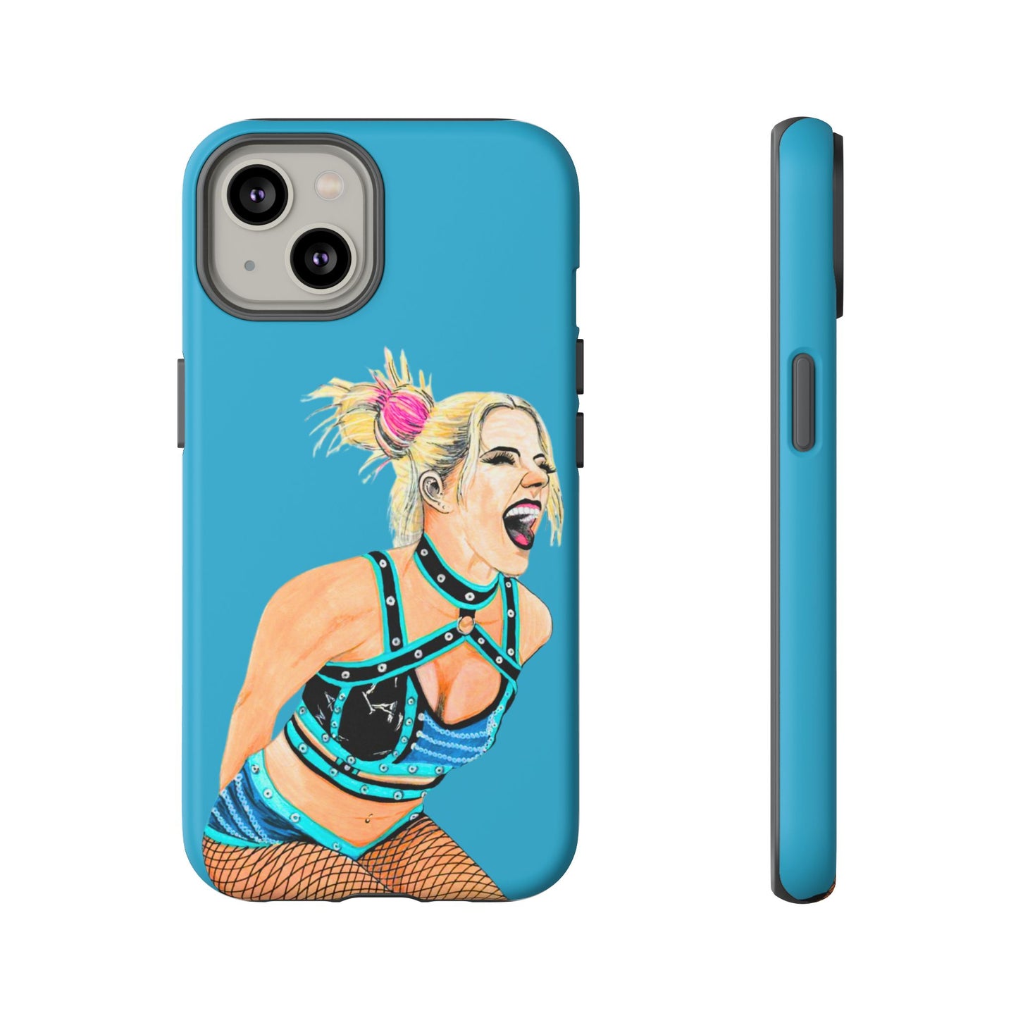 Wrestling Fanart Handyhülle – Female Power Design | Künstlerischer Schutz für dein Smartphone