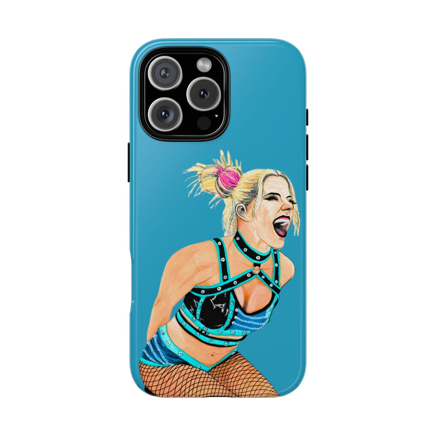 Wrestling Fanart Handyhülle – Female Power Design | Künstlerischer Schutz für dein Smartphone