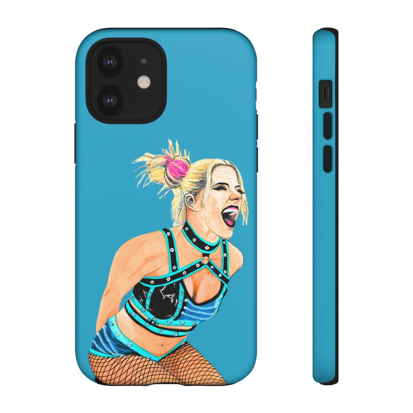 Wrestling Fanart Handyhülle – Female Power Design | Künstlerischer Schutz für dein Smartphone