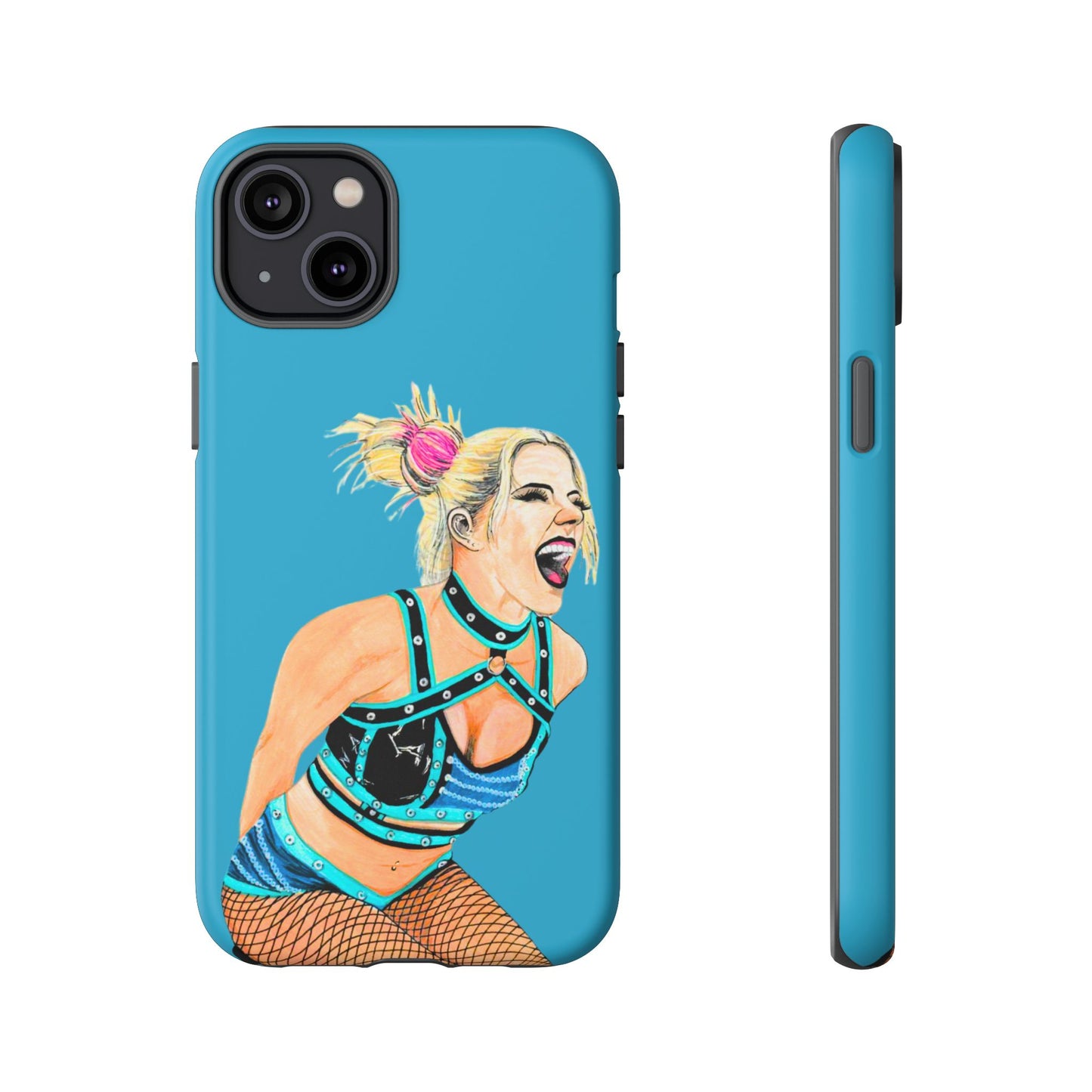Wrestling Fanart Handyhülle – Female Power Design | Künstlerischer Schutz für dein Smartphone