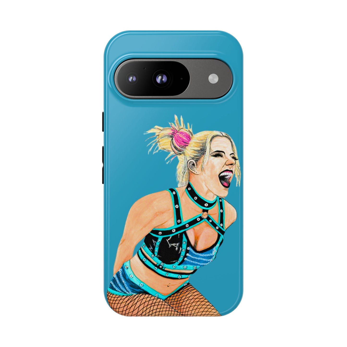 Wrestling Fanart Handyhülle – Female Power Design | Künstlerischer Schutz für dein Smartphone