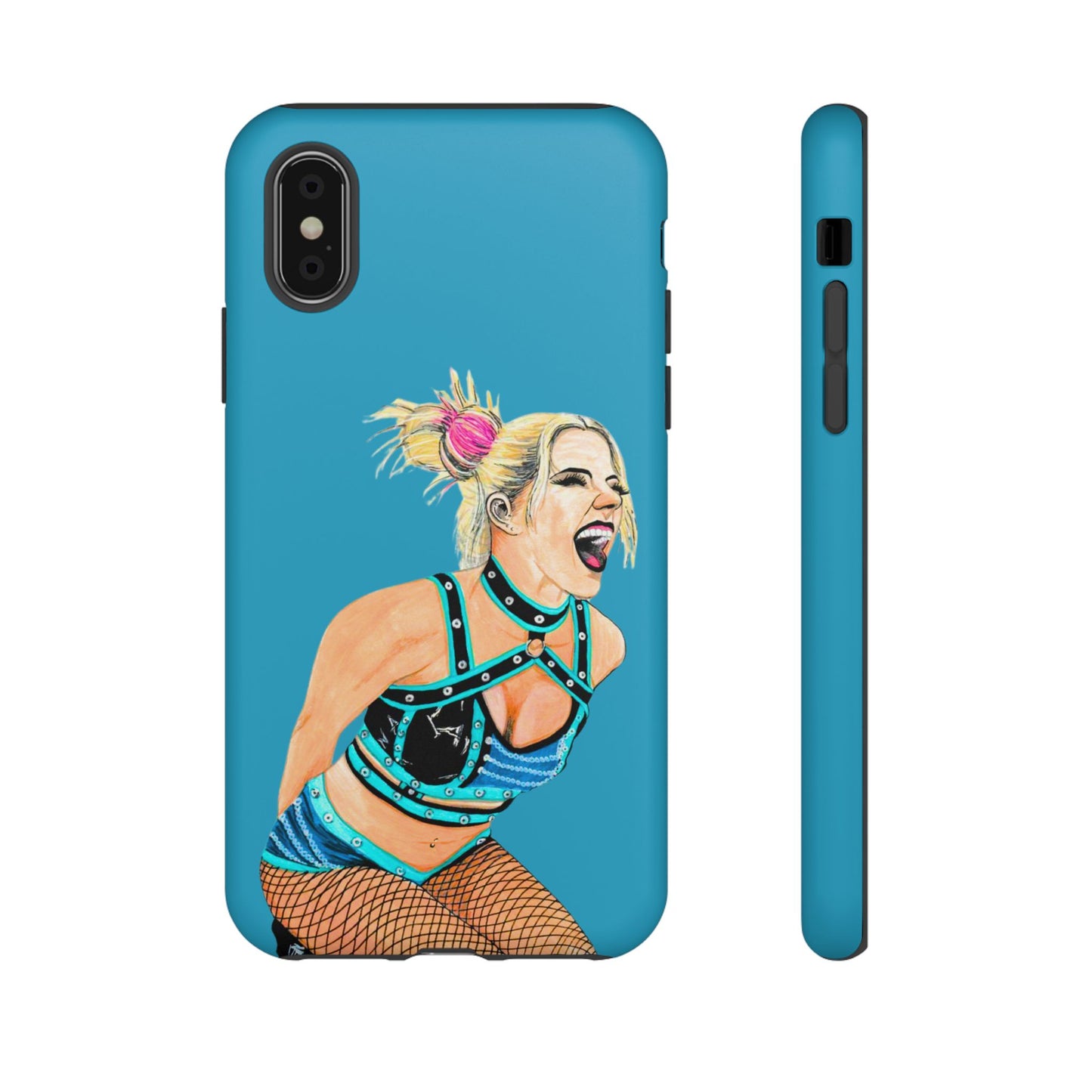 Wrestling Fanart Handyhülle – Female Power Design | Künstlerischer Schutz für dein Smartphone
