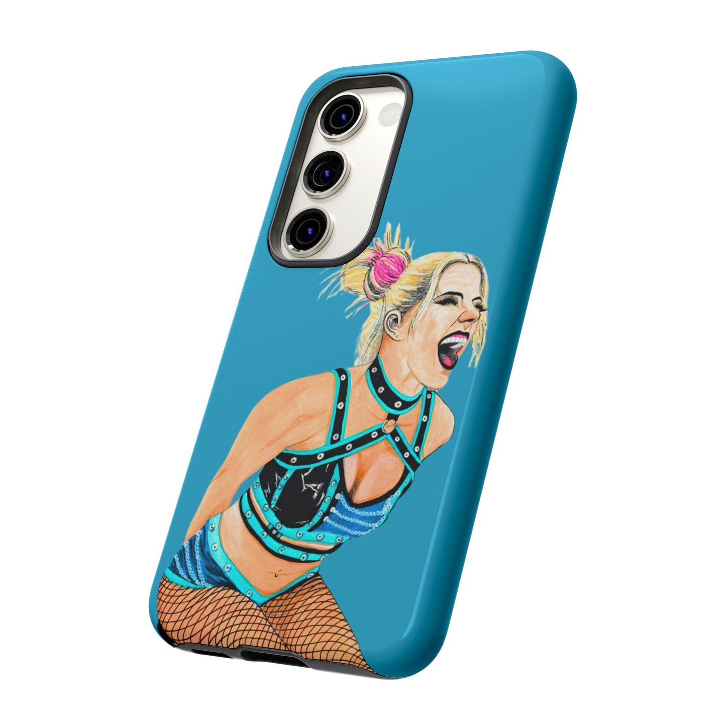Wrestling Fanart Handyhülle – Female Power Design | Künstlerischer Schutz für dein Smartphone