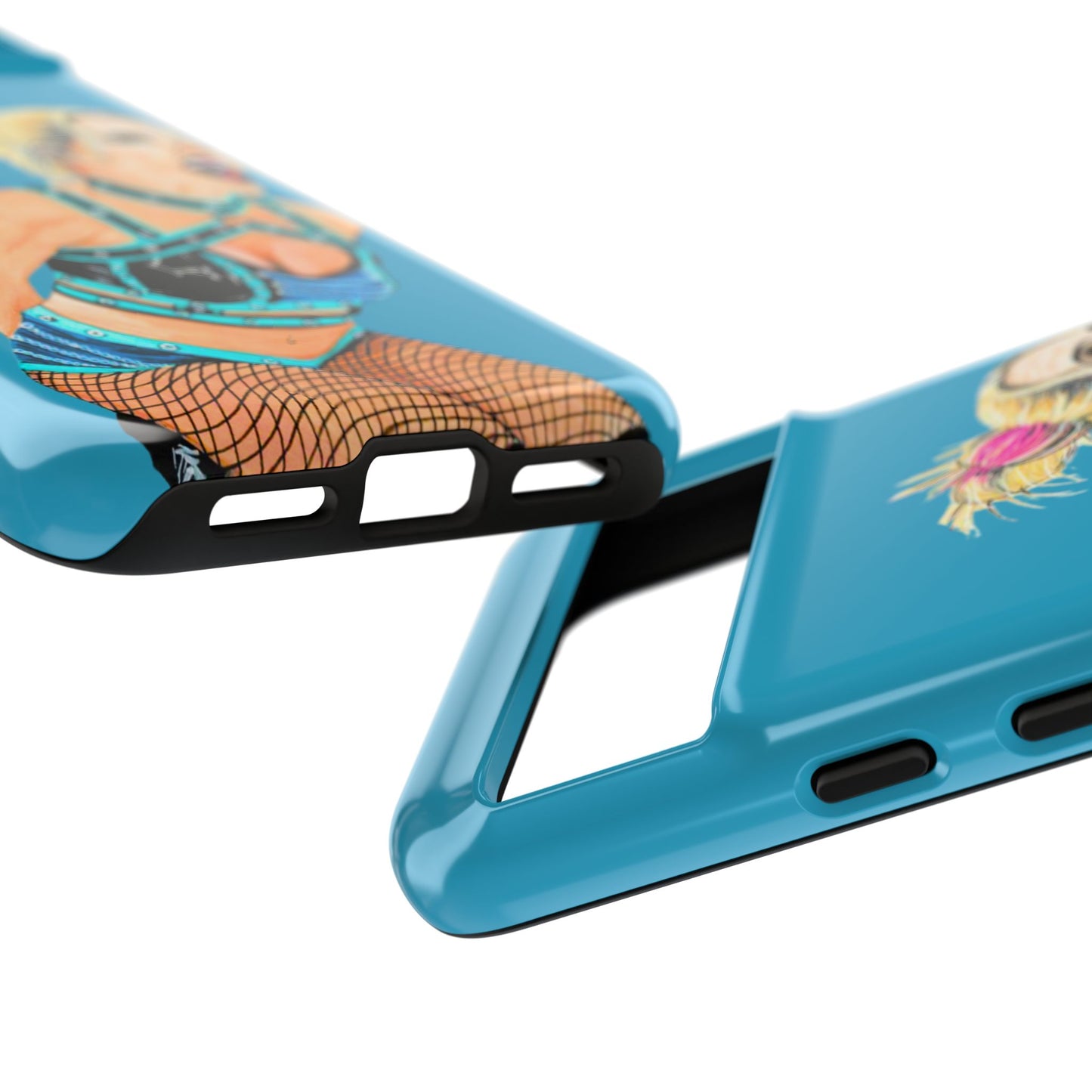 Wrestling Fanart Handyhülle – Female Power Design | Künstlerischer Schutz für dein Smartphone