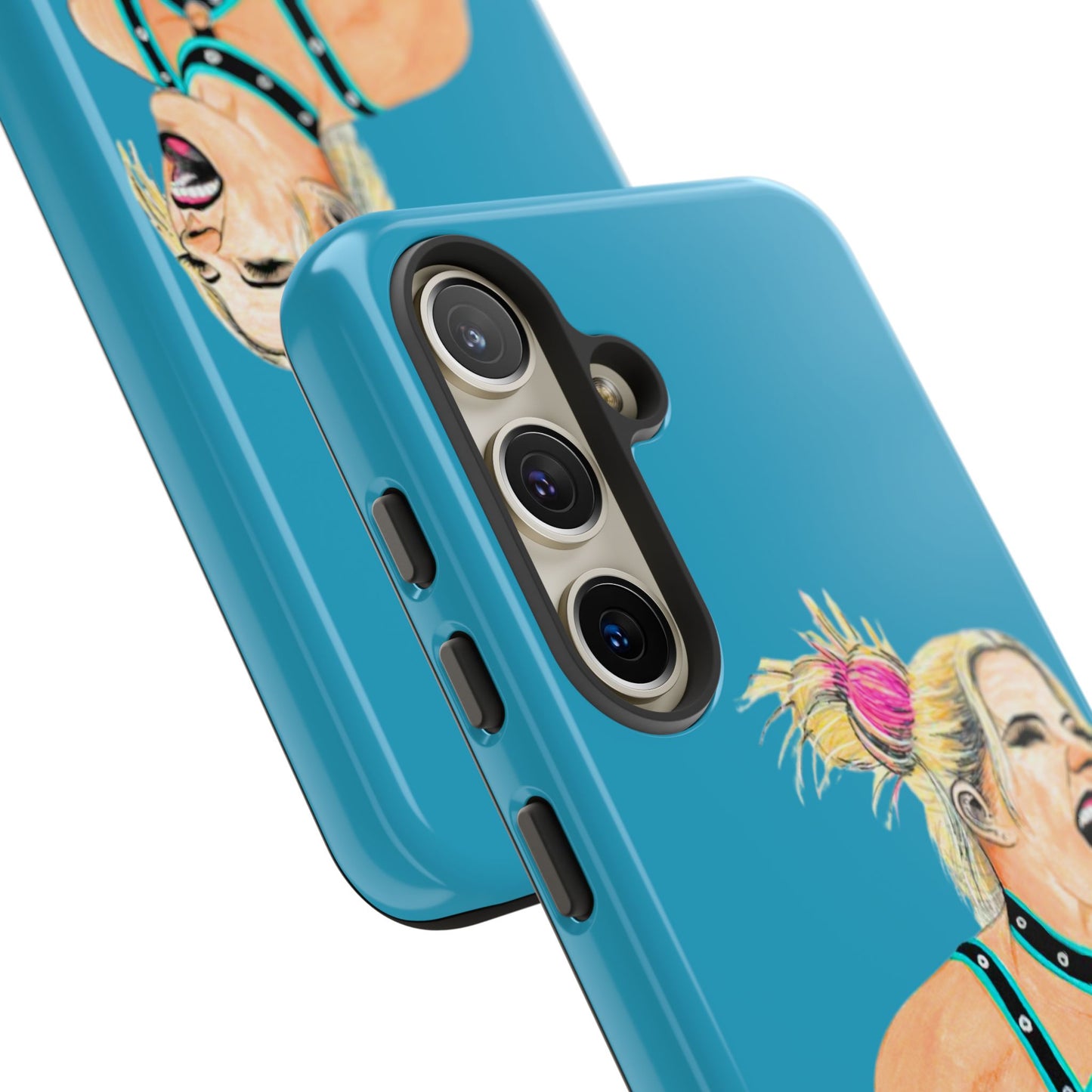 Wrestling Fanart Handyhülle – Female Power Design | Künstlerischer Schutz für dein Smartphone