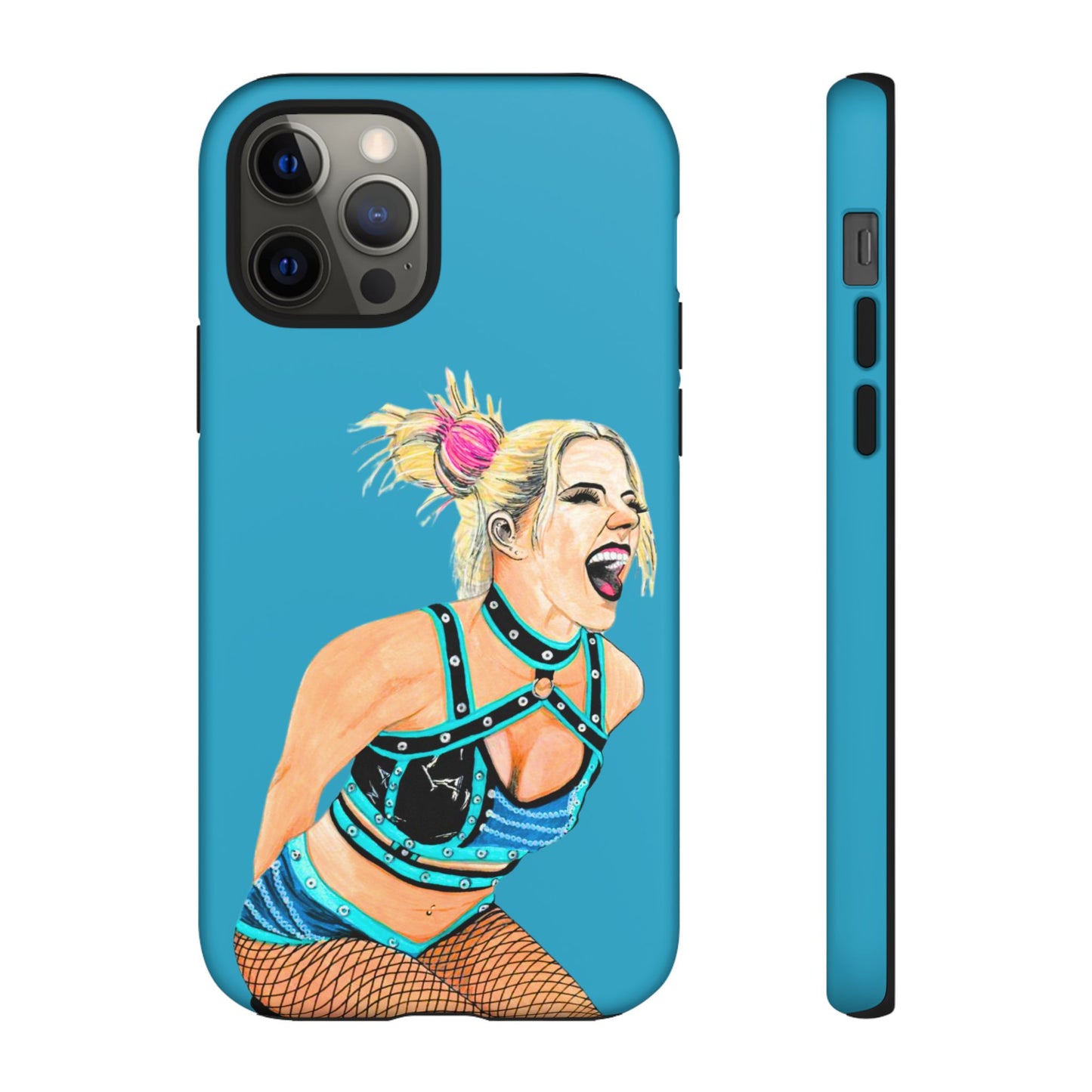 Wrestling Fanart Handyhülle – Female Power Design | Künstlerischer Schutz für dein Smartphone