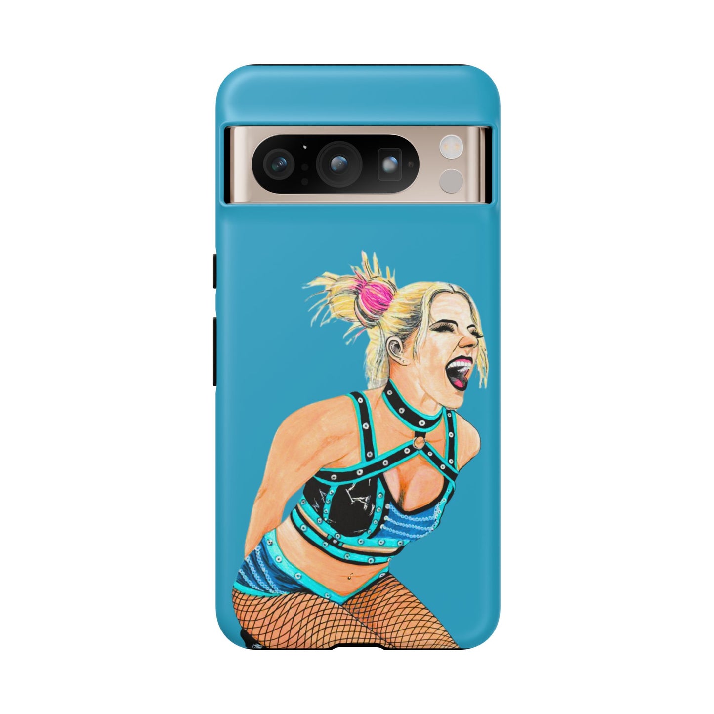 Wrestling Fanart Handyhülle – Female Power Design | Künstlerischer Schutz für dein Smartphone