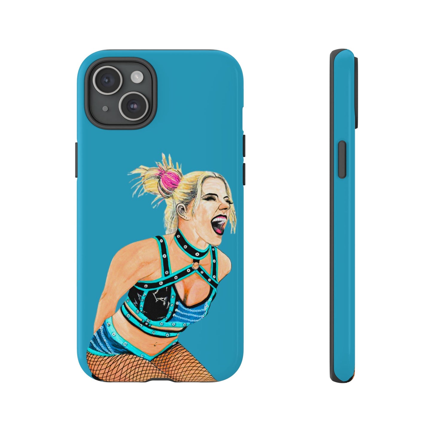 Wrestling Fanart Handyhülle – Female Power Design | Künstlerischer Schutz für dein Smartphone