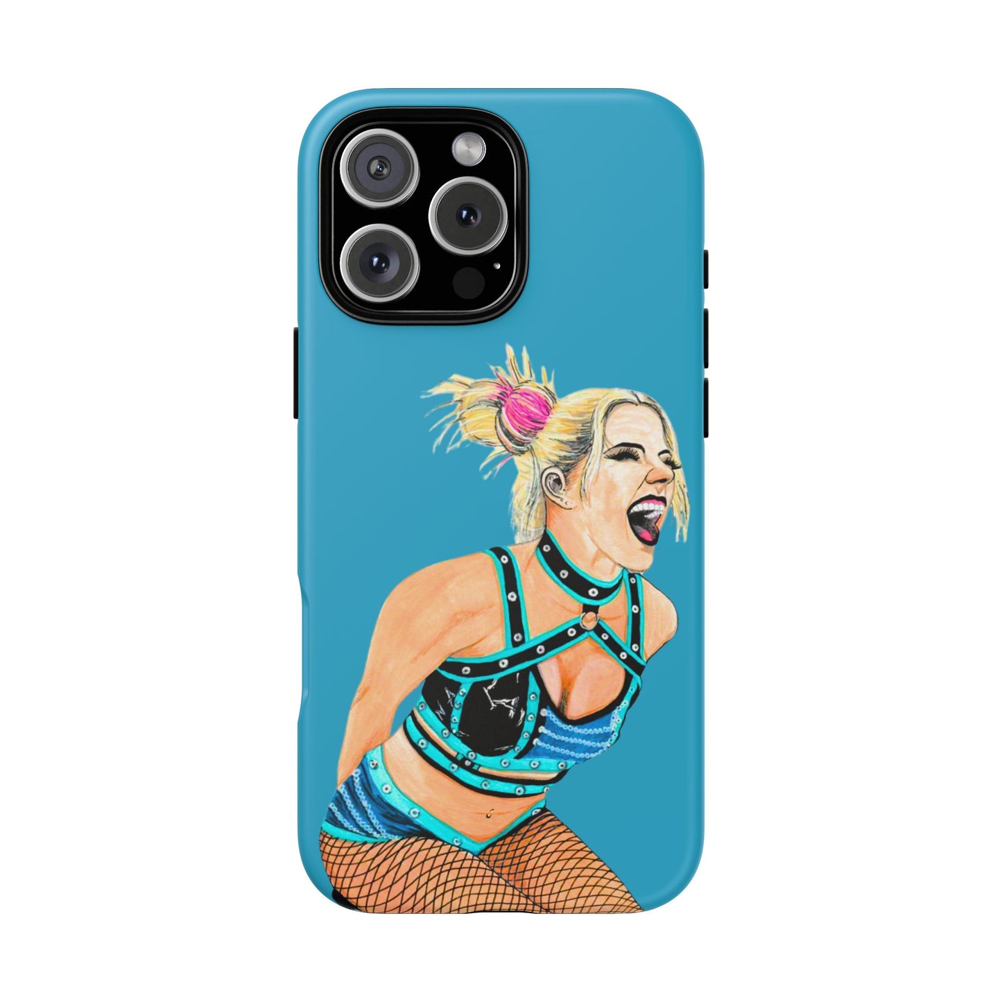 Wrestling Fanart Handyhülle – Female Power Design | Künstlerischer Schutz für dein Smartphone