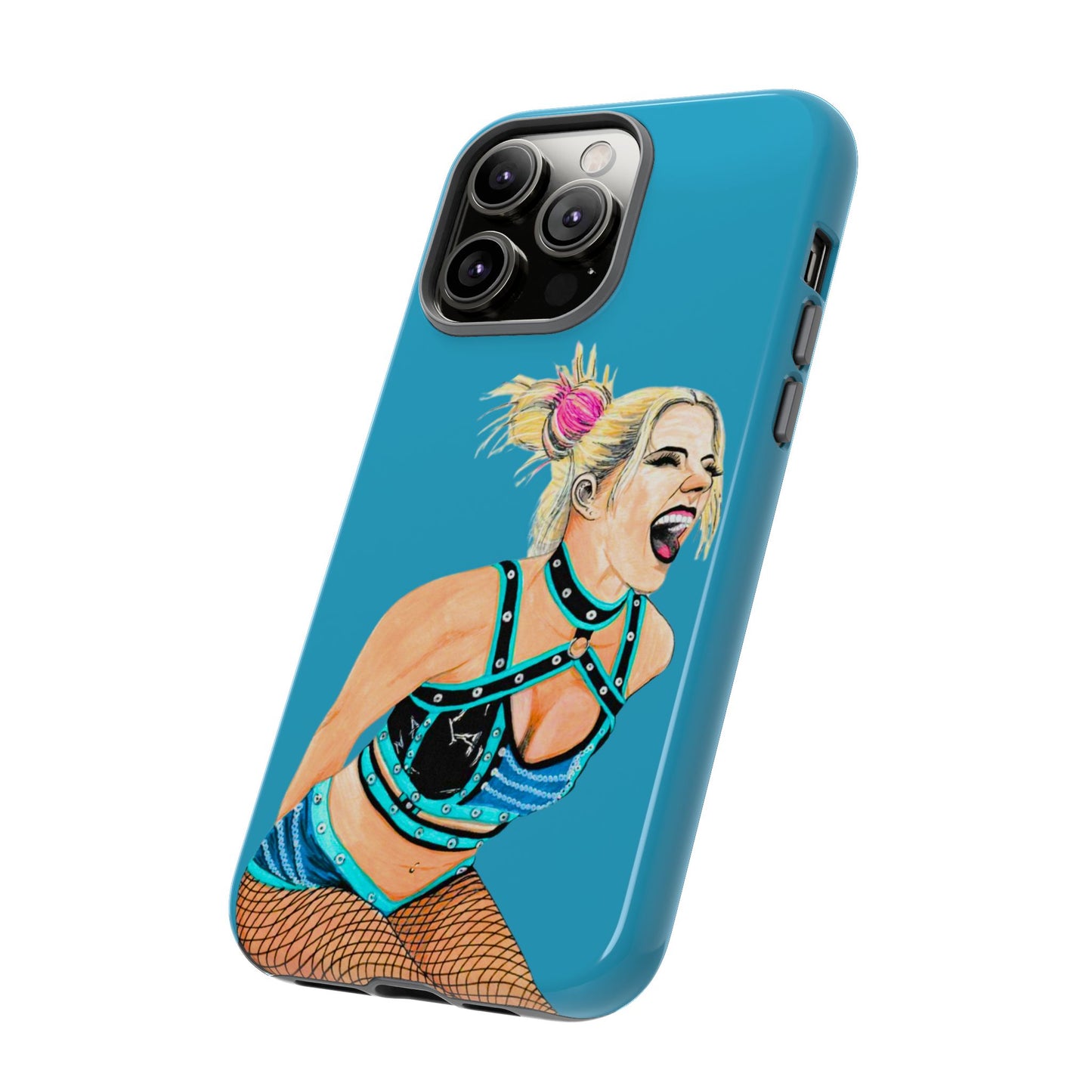 Wrestling Fanart Handyhülle – Female Power Design | Künstlerischer Schutz für dein Smartphone