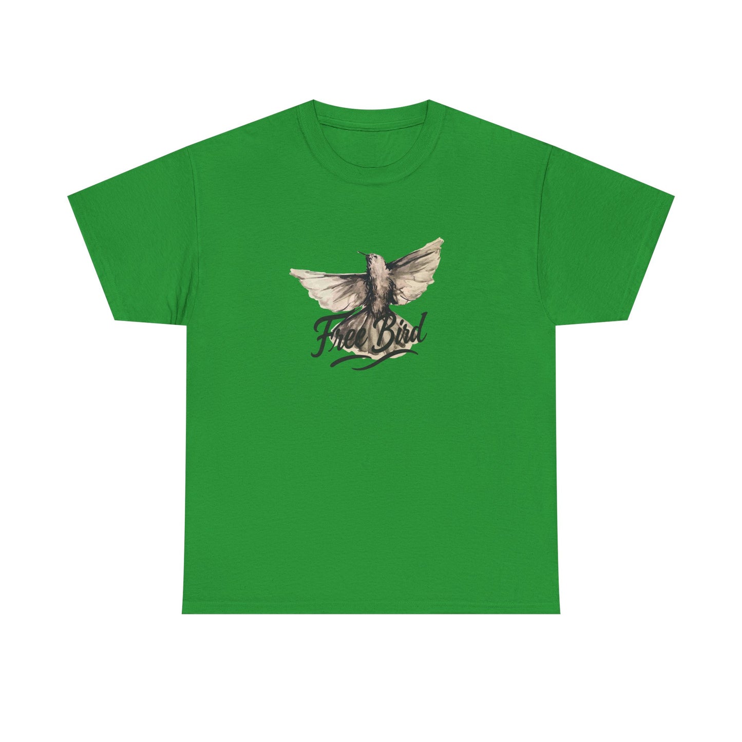 Unisex T-Shirt „Free Bird Sparrow“ – Künstlerisches Vogelmotiv in Wasserfarben
