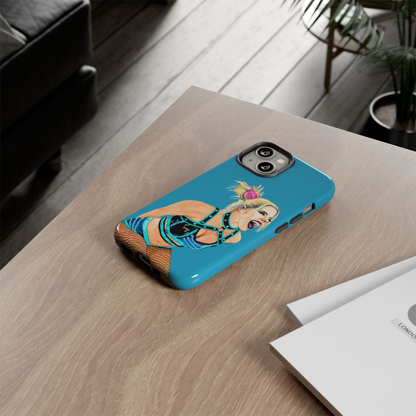 Wrestling Fanart Handyhülle – Female Power Design | Künstlerischer Schutz für dein Smartphone