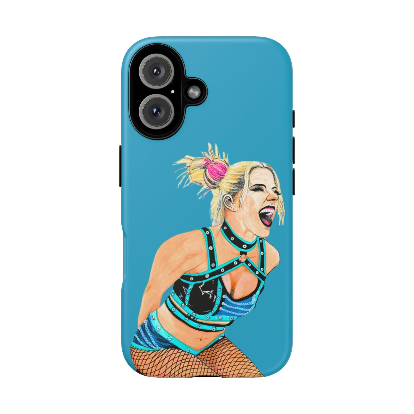 Wrestling Fanart Handyhülle – Female Power Design | Künstlerischer Schutz für dein Smartphone
