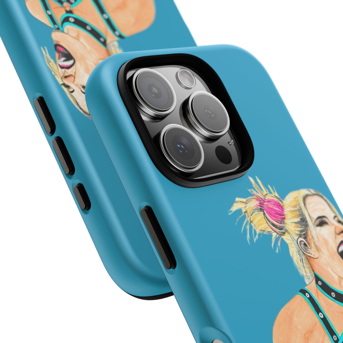 Wrestling Fanart Handyhülle – Female Power Design | Künstlerischer Schutz für dein Smartphone