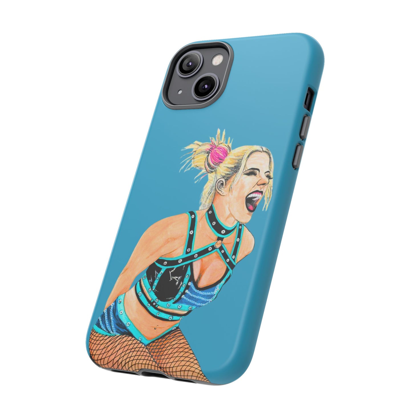 Wrestling Fanart Handyhülle – Female Power Design | Künstlerischer Schutz für dein Smartphone