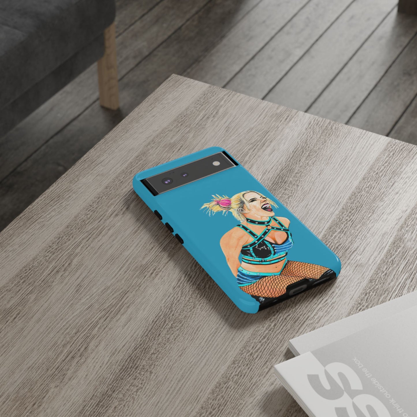 Wrestling Fanart Handyhülle – Female Power Design | Künstlerischer Schutz für dein Smartphone