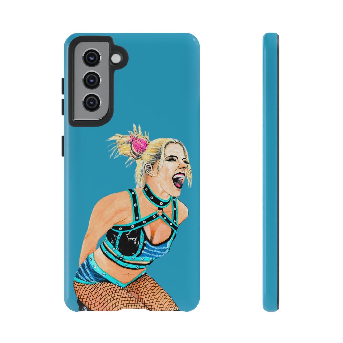 Wrestling Fanart Handyhülle – Female Power Design | Künstlerischer Schutz für dein Smartphone