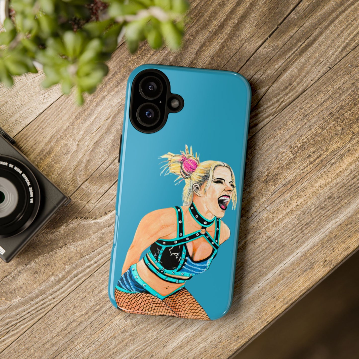 Wrestling Fanart Handyhülle – Female Power Design | Künstlerischer Schutz für dein Smartphone