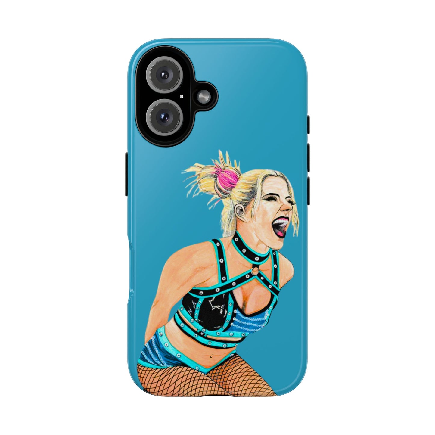 Wrestling Fanart Handyhülle – Female Power Design | Künstlerischer Schutz für dein Smartphone