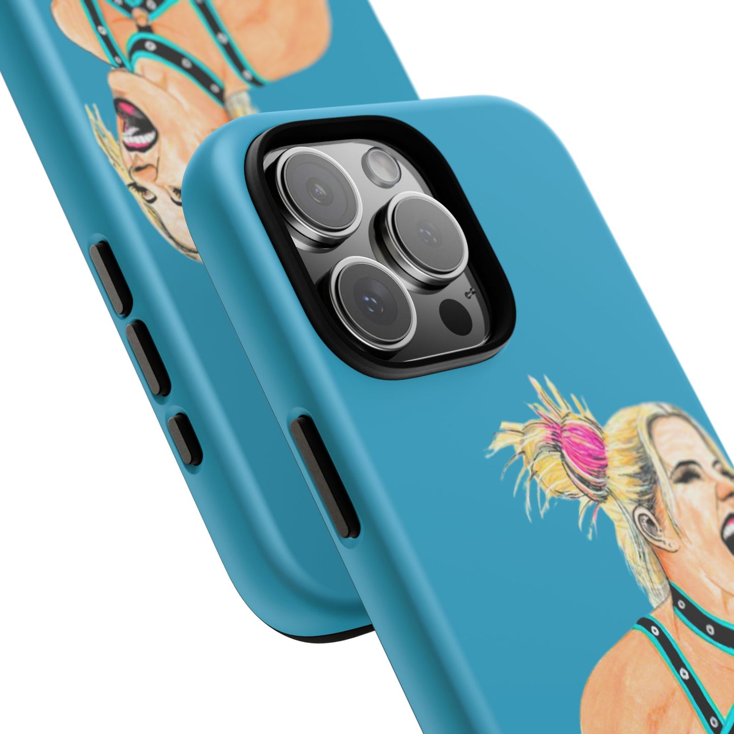 Wrestling Fanart Handyhülle – Female Power Design | Künstlerischer Schutz für dein Smartphone