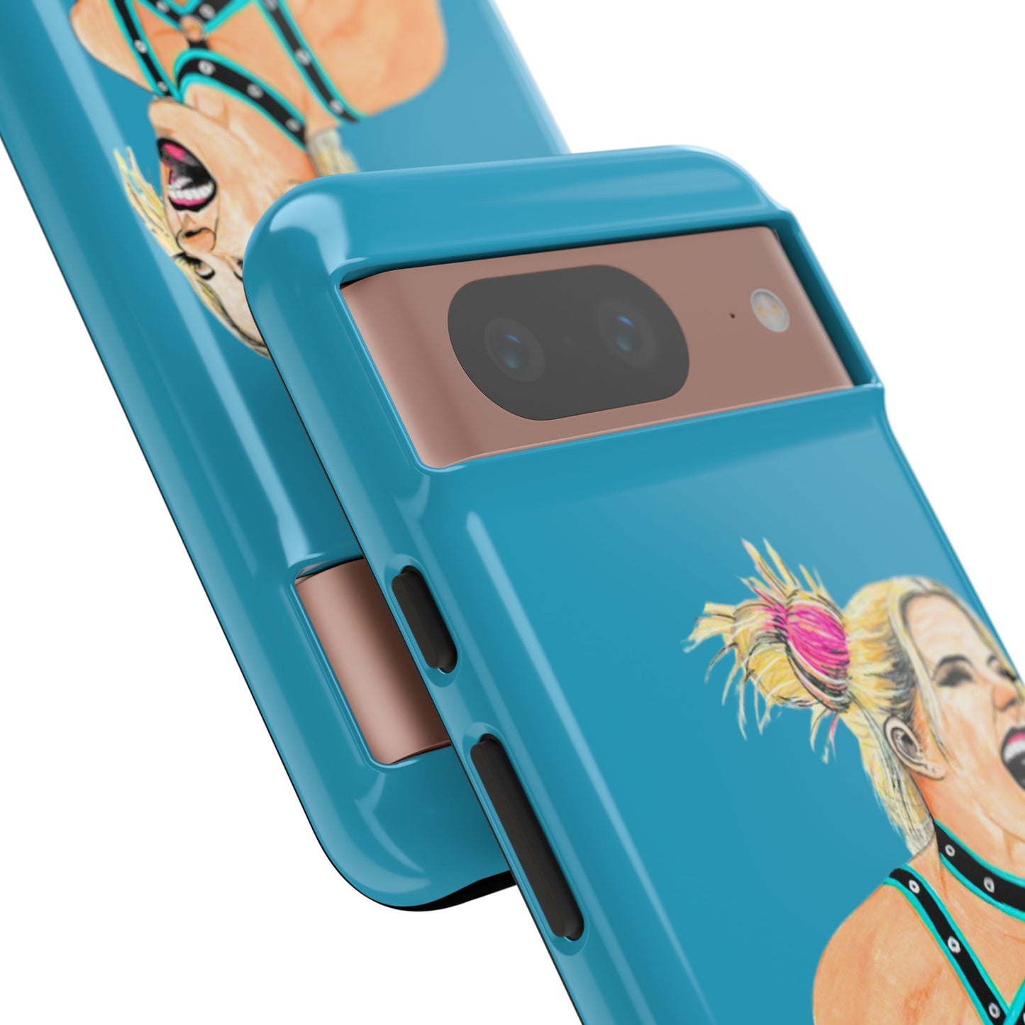 Wrestling Fanart Handyhülle – Female Power Design | Künstlerischer Schutz für dein Smartphone