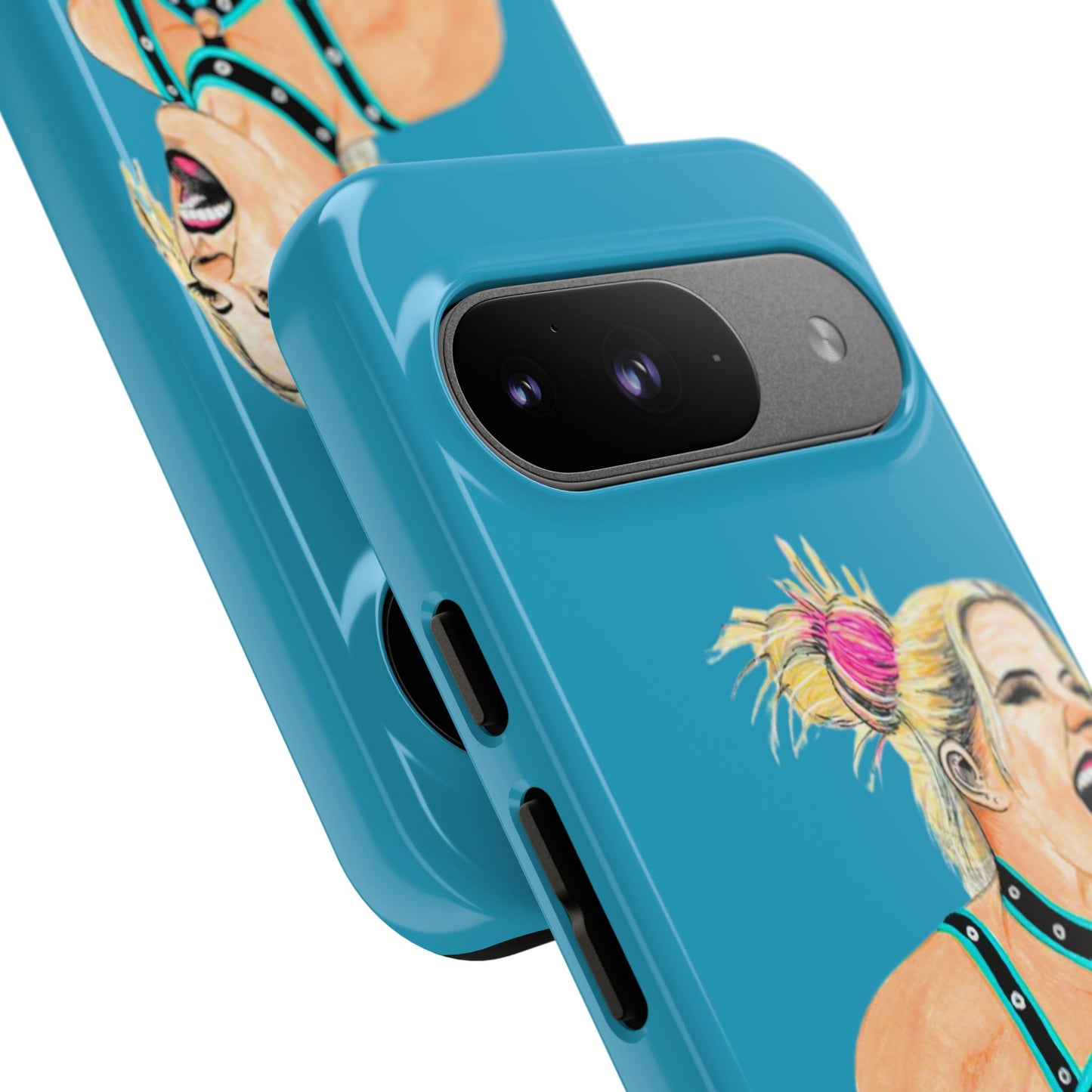 Wrestling Fanart Handyhülle – Female Power Design | Künstlerischer Schutz für dein Smartphone